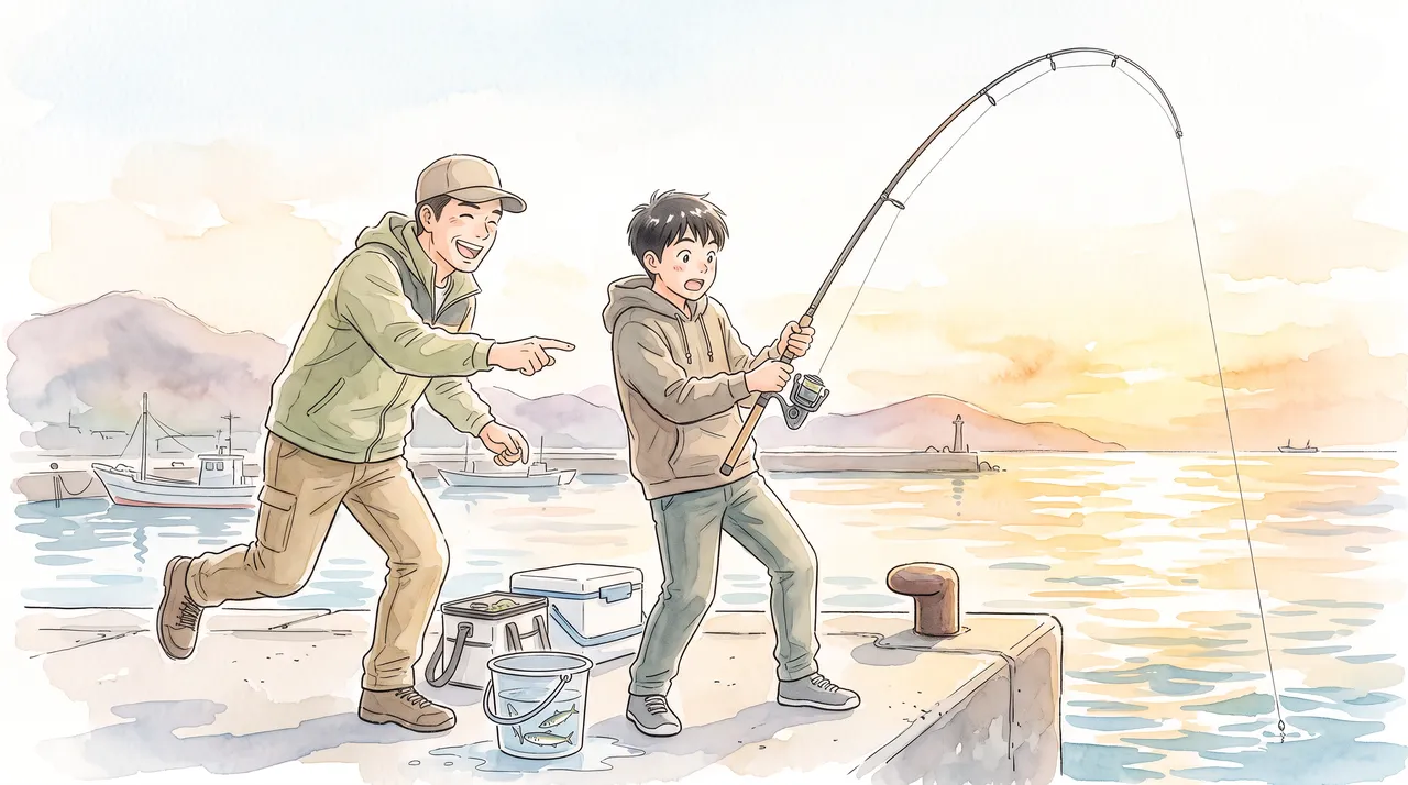 泳がせ釣りのイメージ