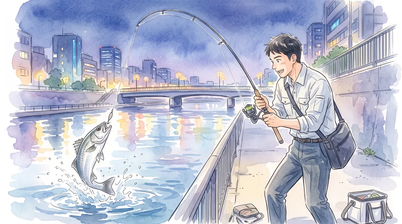 シーバス釣りのイメージ