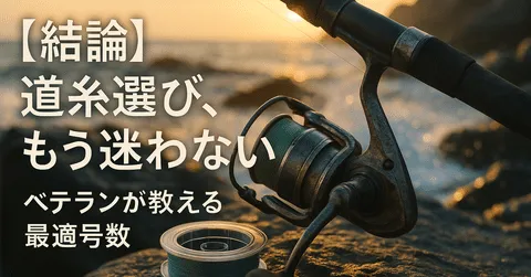 note「遠投カゴ釣りの道糸、何号が正解?PE・ナイロンの選び方からおすすめまでプロが徹底解説」のアイキャッチ画像